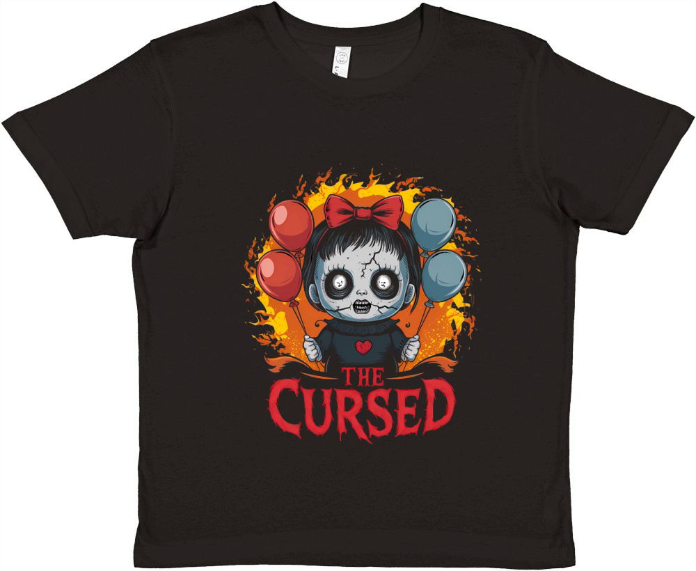 the cursed Premium Kids Crewneck T-shirt