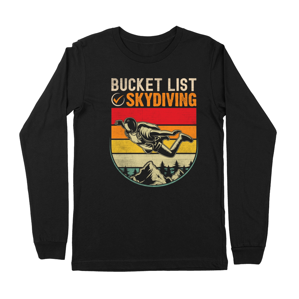 Bucket list skydiving 02 Premium Long Sleeve