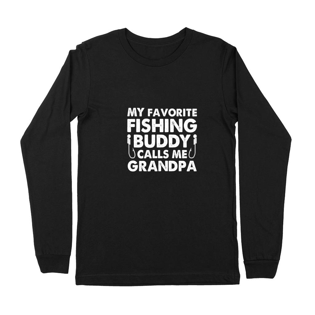 My Favorite Fishing Buddy Calls Me Grandpa 2 Premium Long Sleeve