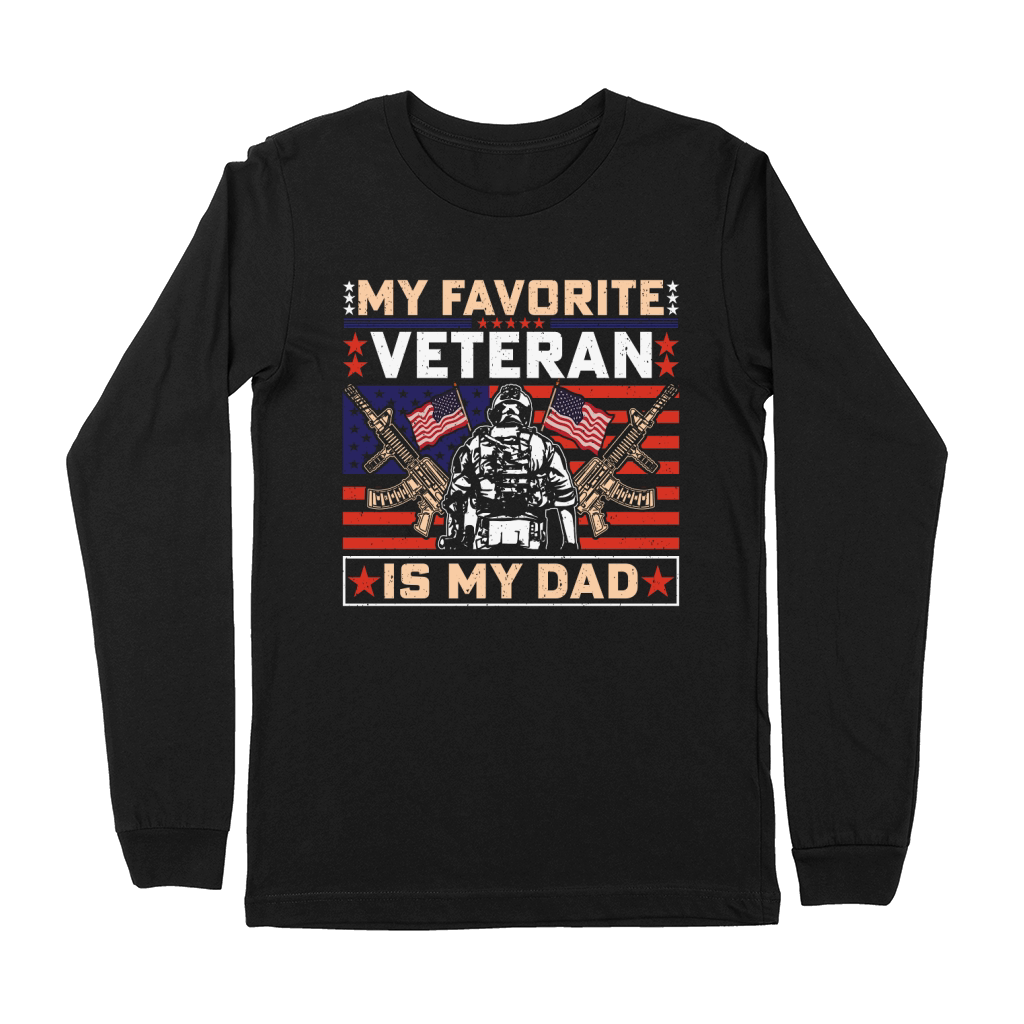 My favorite veterab is my dad Premium Long Sleeve