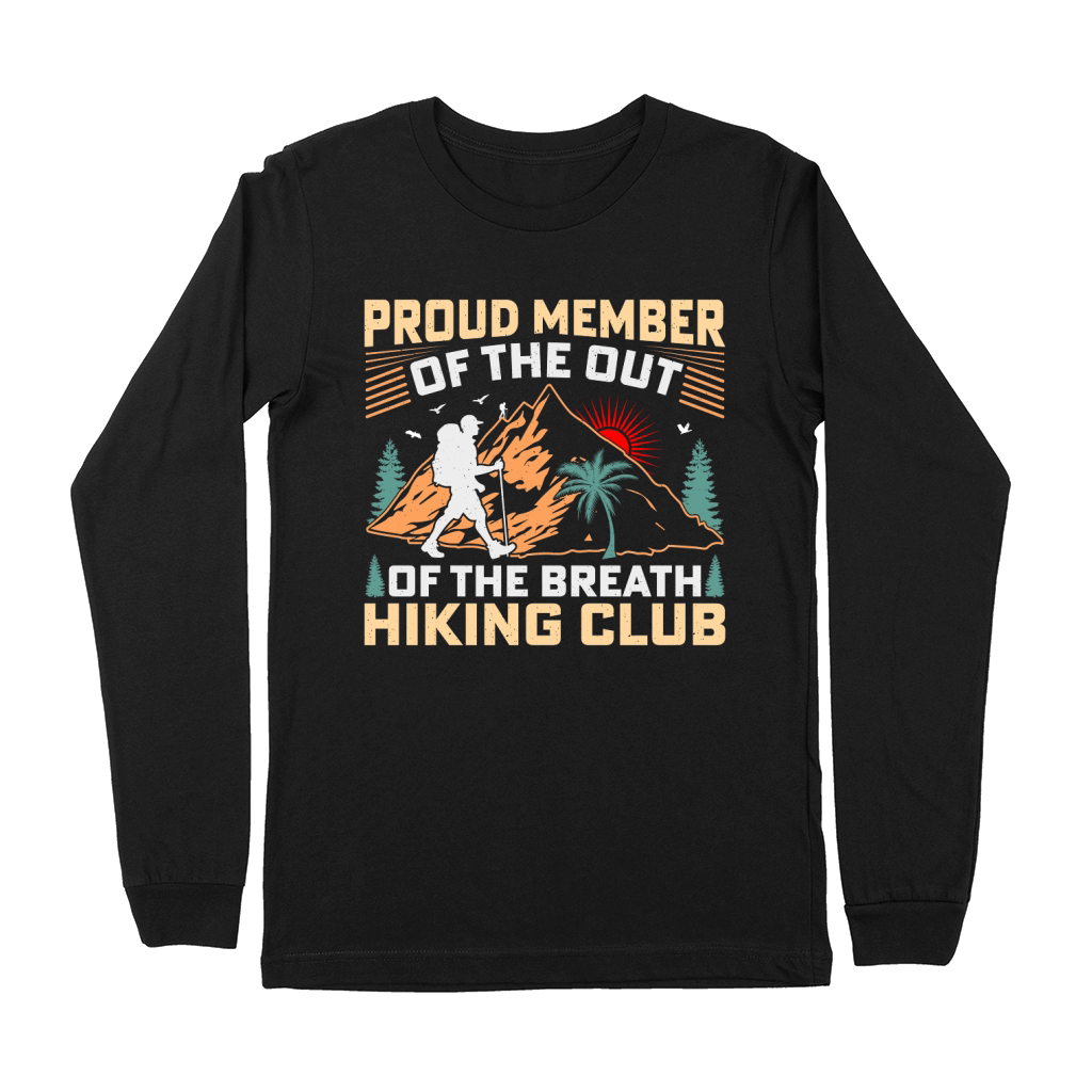 Proud Member Vintage Hiking Club Premium Long Sleeve
