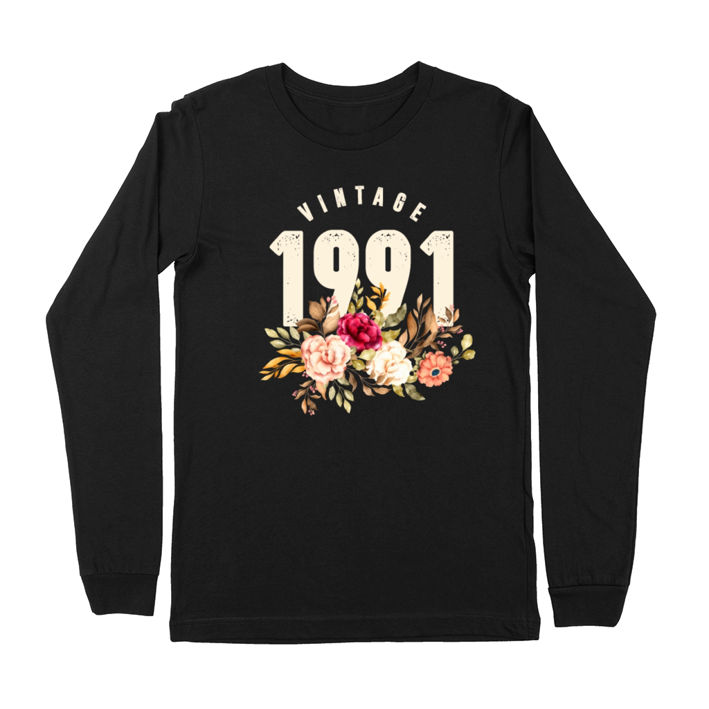 Vintage 1991 30th Birthday Est 1991 Premium Long Sleeve