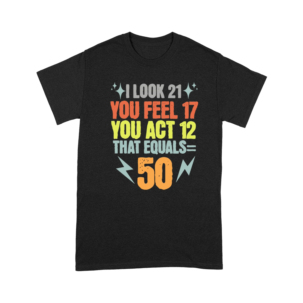 50th birthday Celebrate and Congrats Age Premium T-shirt