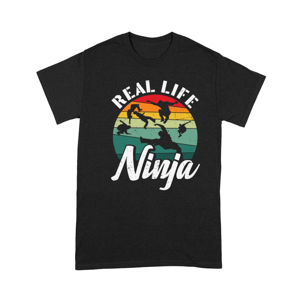 Parkour Real Life Ninja Gym Retro Vintage Premium T-shirt