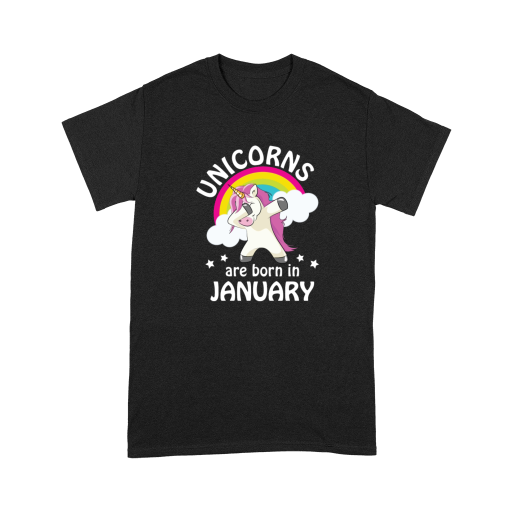 Unicorns are Born in January Premium T-shirt