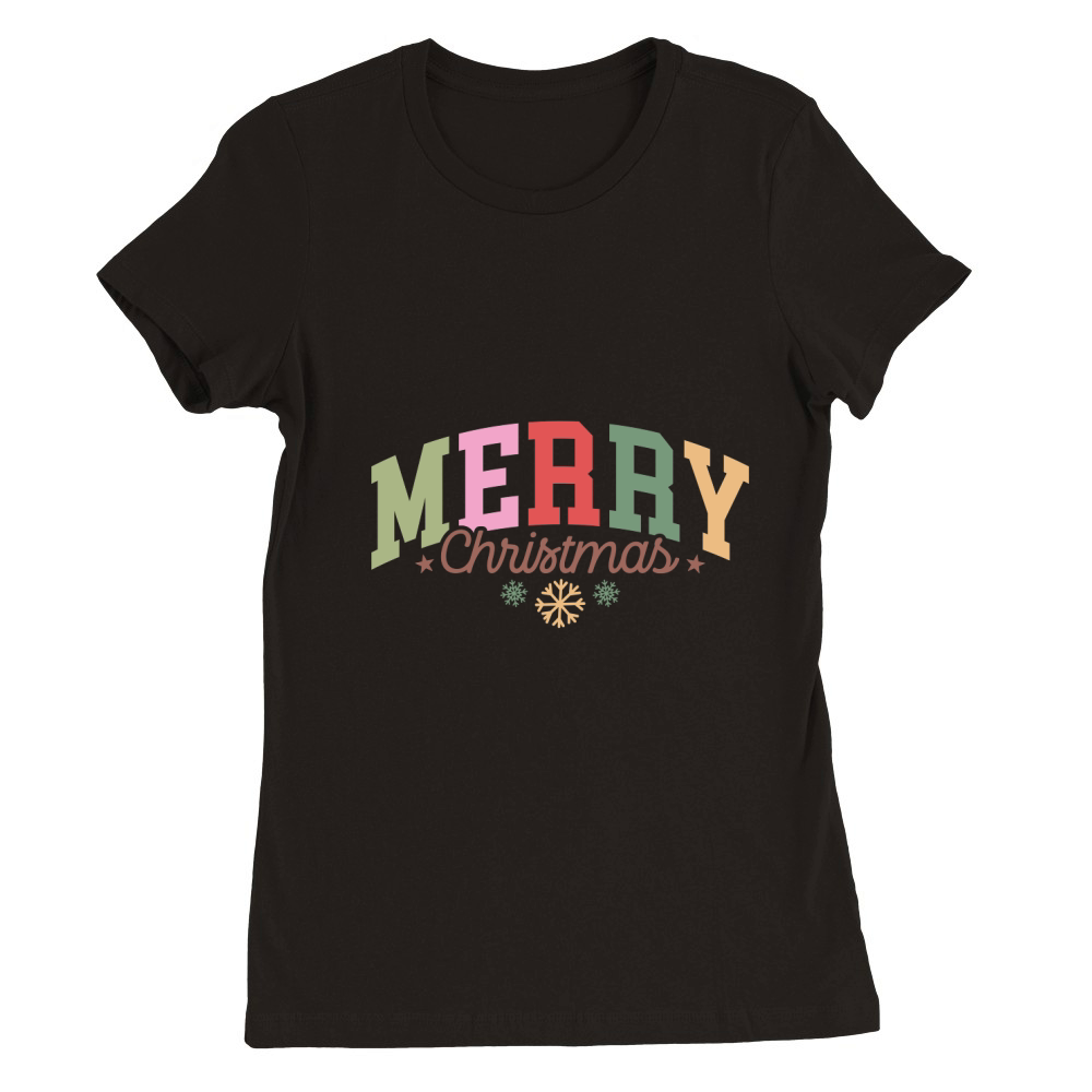Merry christmas 5.01 Premium Womens Crewneck T-shirt