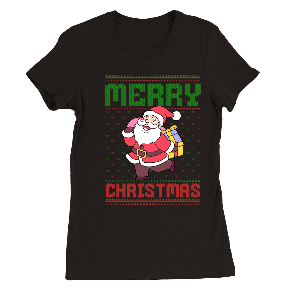 Merry christmas 59 82 Premium Womens Crewneck T-shirt