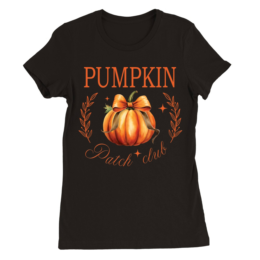 Pumpkin Patch Club Premium Womens Crewneck T-shirt