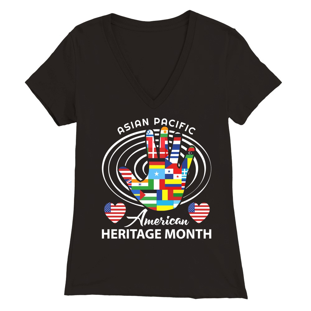 Heritage Month 21 Premium Womens V-Neck T-shirt
