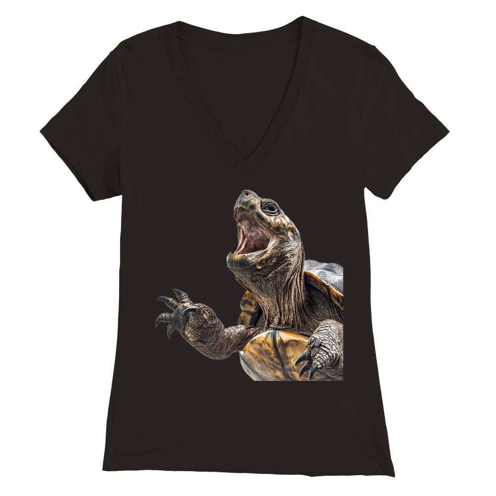 Three Tortoise 04 Premium Womens V-Neck T-shirt