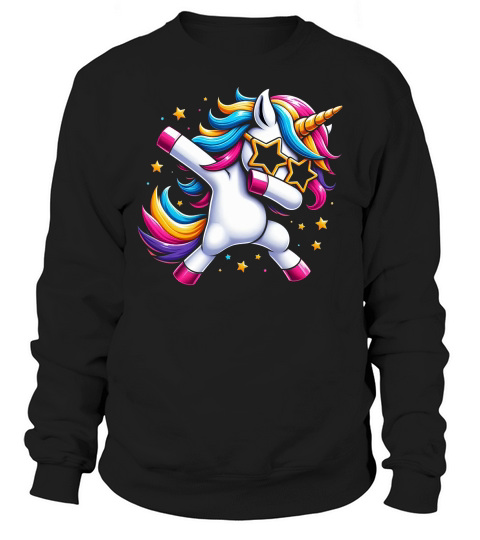 Dabbing Unicorn Sweatshirt Unisex