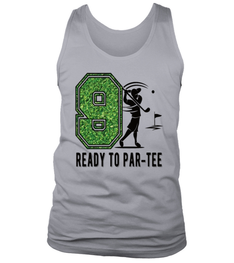 9th Birthday Gift Golf Player 9 Year Old Boy Tank Top Unisex