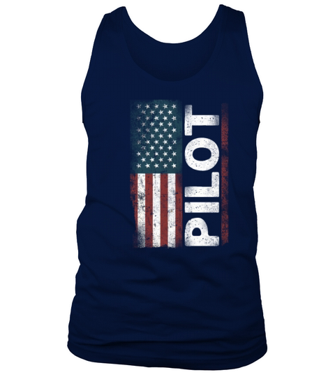 Airplane Pilot Vintage Pilot Tank Top Unisex