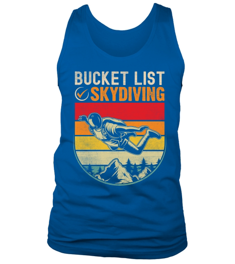 Bucket list skydiving 02 Tank Top Unisex