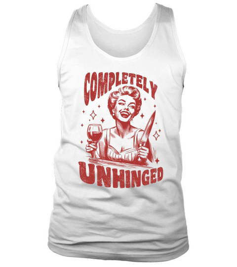 Completely Unhinged 90s Women L Red GR Tank Top Unisex