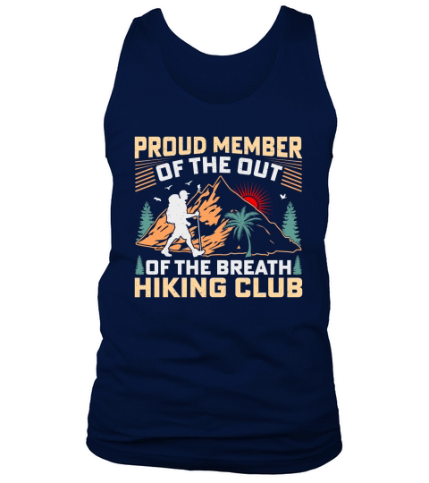 Proud Member Vintage Hiking Club Tank Top Unisex