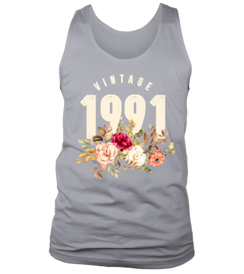 Vintage 1991 30th Birthday Est 1991 Tank Top Unisex