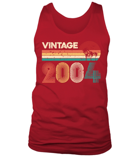 Vintage 2004 Retro Birthday Gift Men Woman Gifts Tank Top Unisex