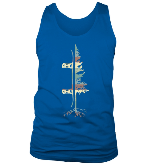 Vintage Pine Snowboard Snowboarding Gift Tank Top Unisex