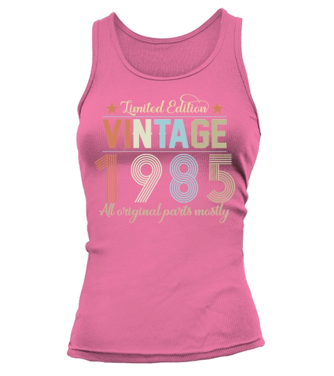 Birthday   Limited Edition Vintage 1985 Tank top Woman