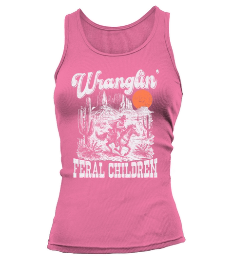 Raccoon Cowboy White Tank top Woman
