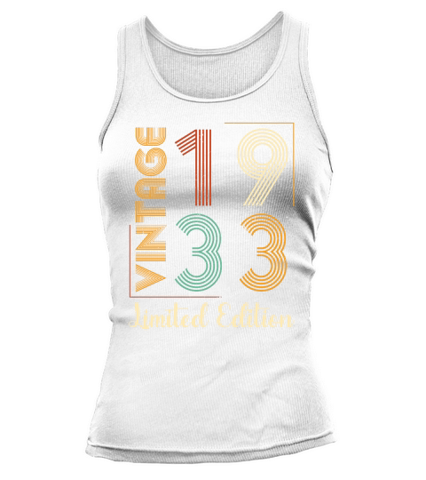 Vintage 1933 Limited Edition Birthday Tank top Woman