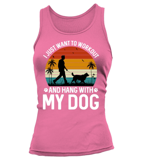 Workout with My Dog(2) Tank top Woman
