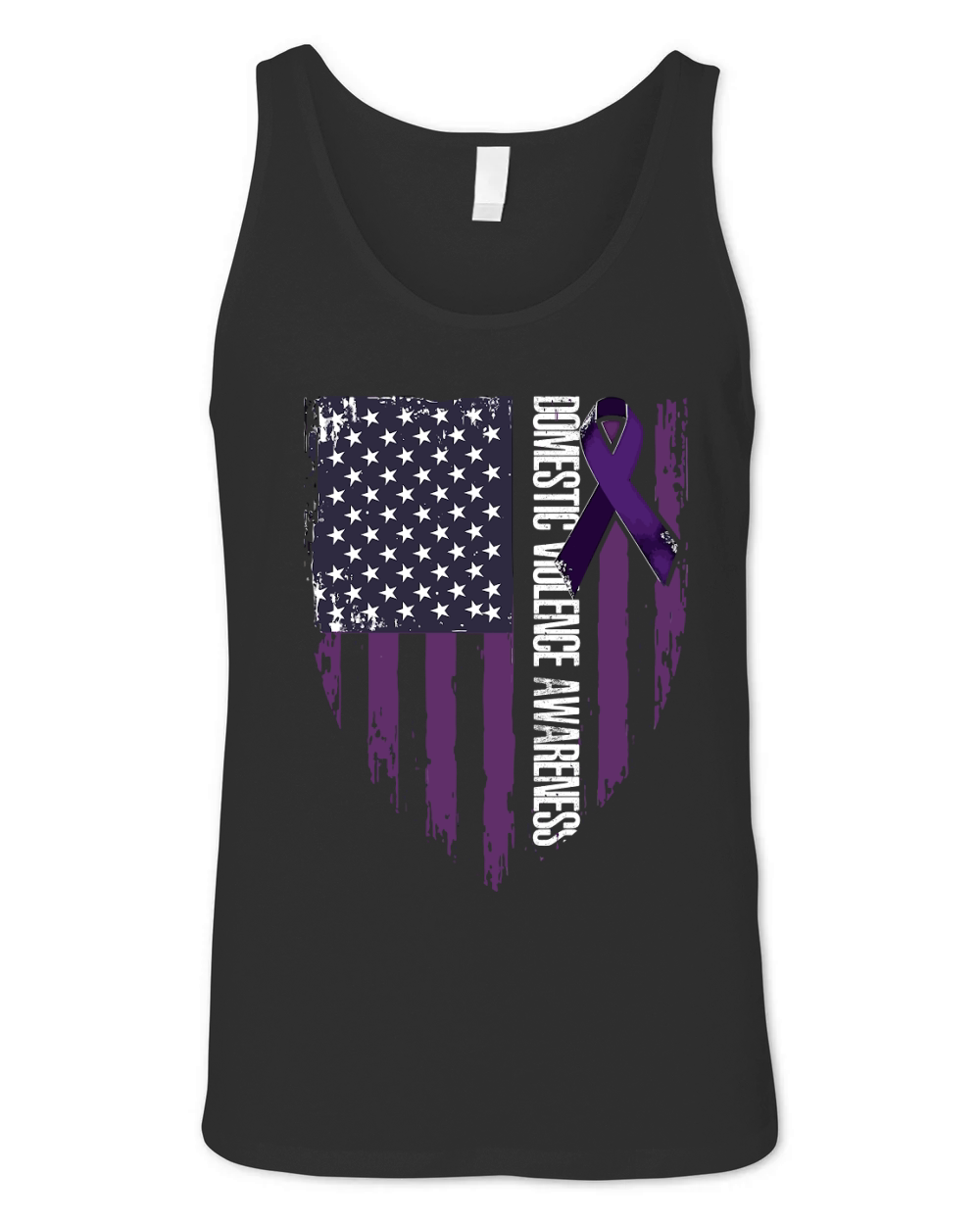 Domestic violencf awareness Unisex Jersey Tank