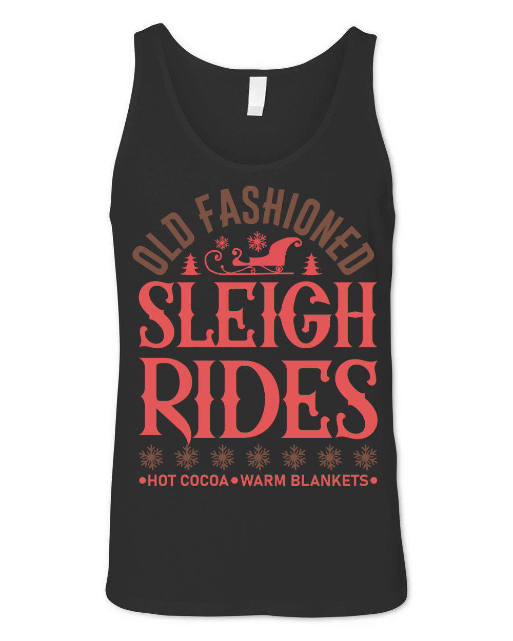 Old fashioned sleigh rides Unisex Jersey Tank