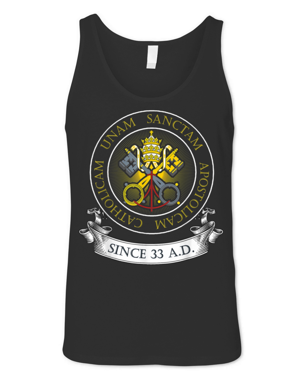 One Holy Catholic Apostolic Church Catholic Latin Unisex Jersey Tank