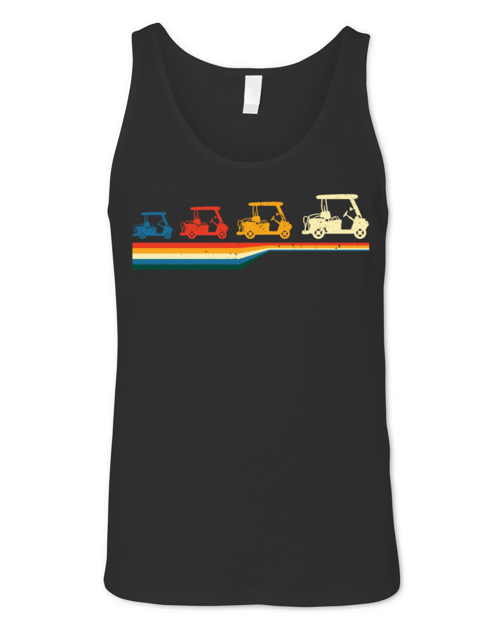 Vintage Golf Shirt - Golf Caddy Shirt - Golf Cart Unisex Jersey Tank