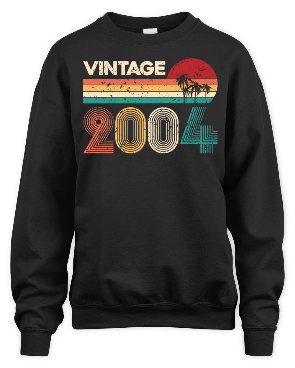 Vintage 2004 Retro Birthday Gift Men Woman Gifts Unisex Premium Crewneck Sweatshirt