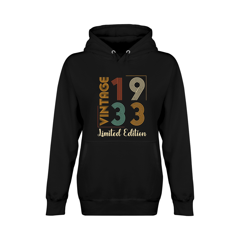 Vintage 1933 Limited Edition Birthday Unisex Premium Pullover Hoodie