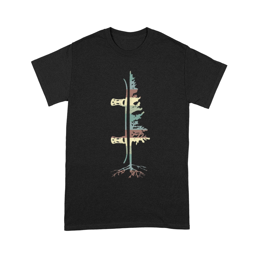 Vintage Pine Snowboard Snowboarding Gift Unisex T-Shirt