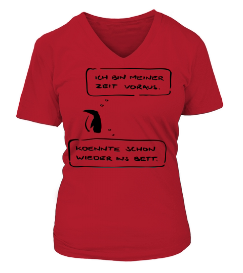 Funny German Quote V-neck T-Shirt Woman