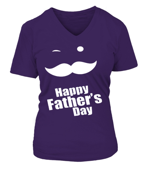 HAPPY FATHERS DAY V-neck T-Shirt Woman