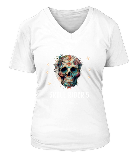 Skull riders V-neck T-Shirt Woman