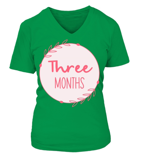 Three Months 02 V-neck T-Shirt Woman