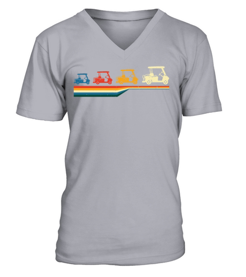 Vintage Golf Shirt - Golf Caddy Shirt - Golf Cart V-Neck T-shirt