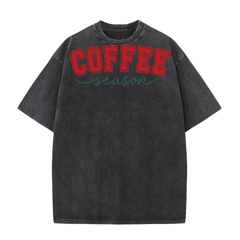 coffee season 7 Washed T-Shirt