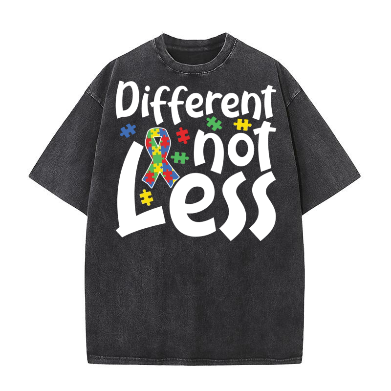 Different not less Washed T-Shirt