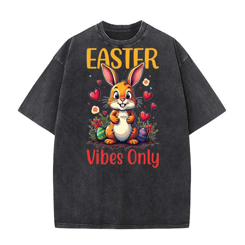 Easter Vibes Only Washed T-Shirt