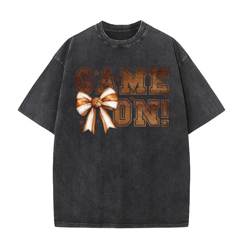 Game on! bow Washed T-Shirt