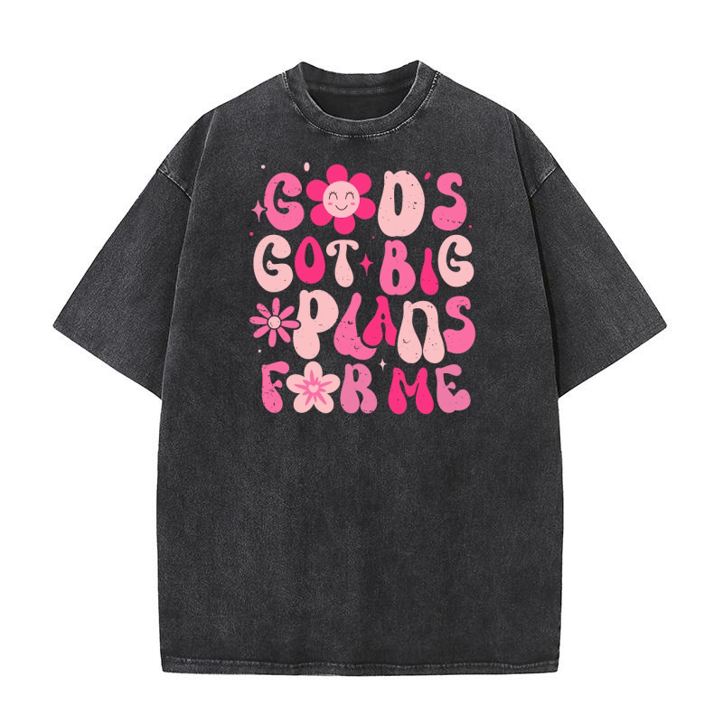 Gods Got Big Plans for Me 02 Washed T-Shirt