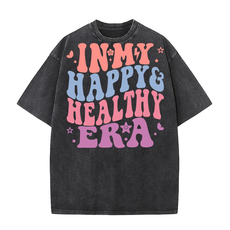 In My Happy and Healthy ERA Washed T-Shirt