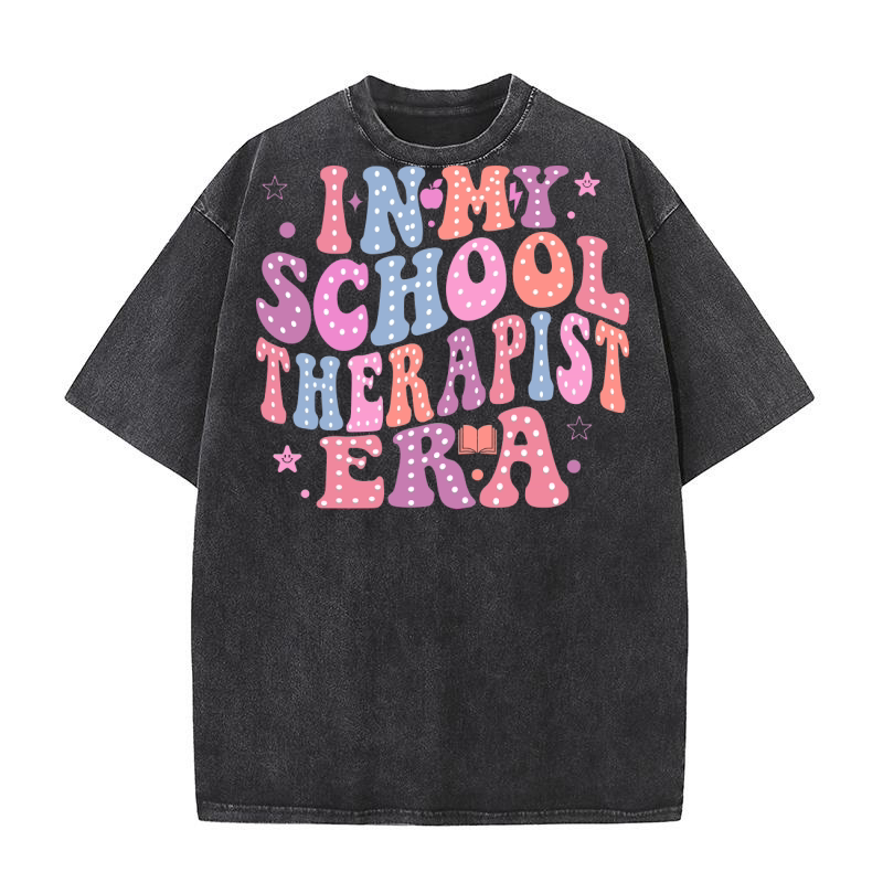 In My School Therapist ERA Washed T-Shirt