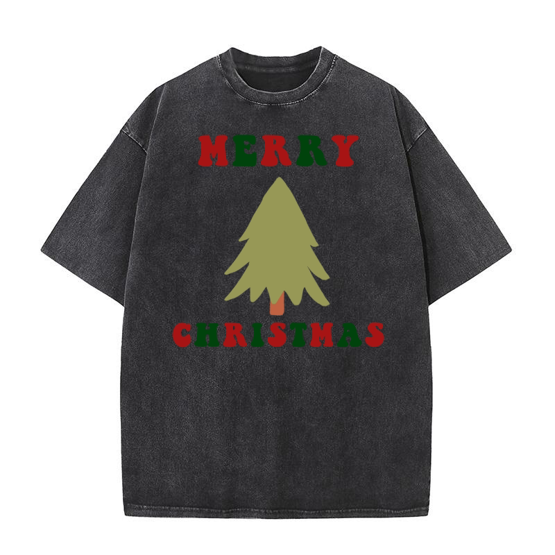 Merry Christmas 42 41 Washed T-Shirt