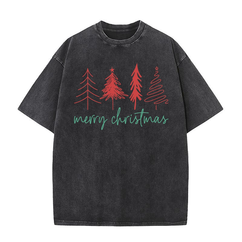 Merry Christmas 43 Washed T-Shirt