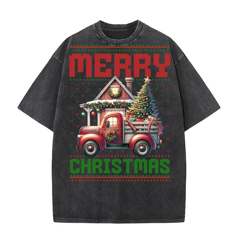 Merry christmas 50 07 Washed T-Shirt