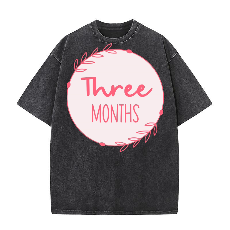 Three Months 02 Washed T-Shirt